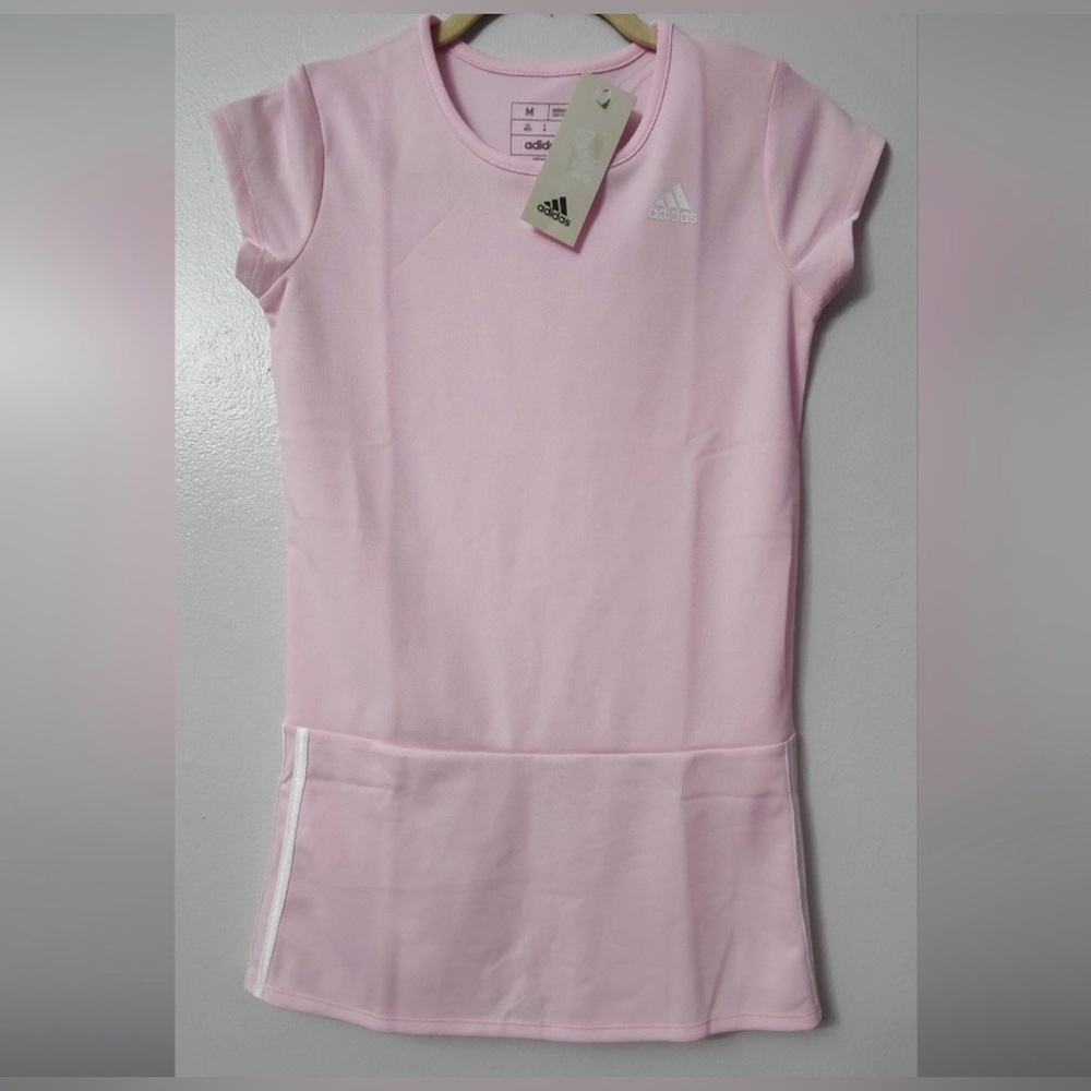 NWT Girls Adidas Pink Sporty Dress